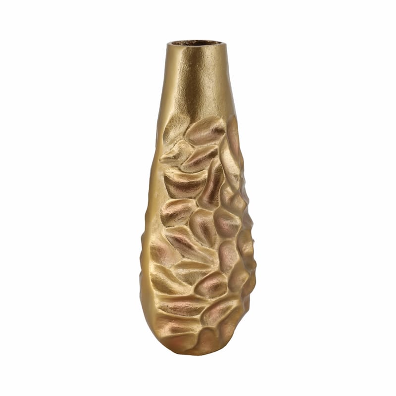 Metal Cartwright Hammered Textured Vase - Bronze, 19 in.