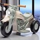 preview thumbnail 23 of 22, 6V Toddler Ride-On Bubble Motorcycle with Music, LED Headlight, 3 Wheels, 2MPH Electric Motorbike for Kids Ages 2-5