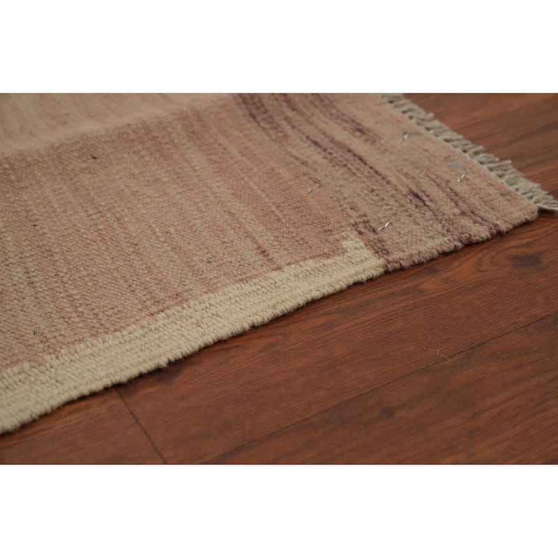 Hand Woven Southwestern Wool Multi-Colored Geometric Area Rug - 7' 11'' X 4' 11''