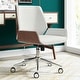 preview thumbnail 16 of 46, Elle Decor Ophelia Low-Back Task Chair in Chrome Finish