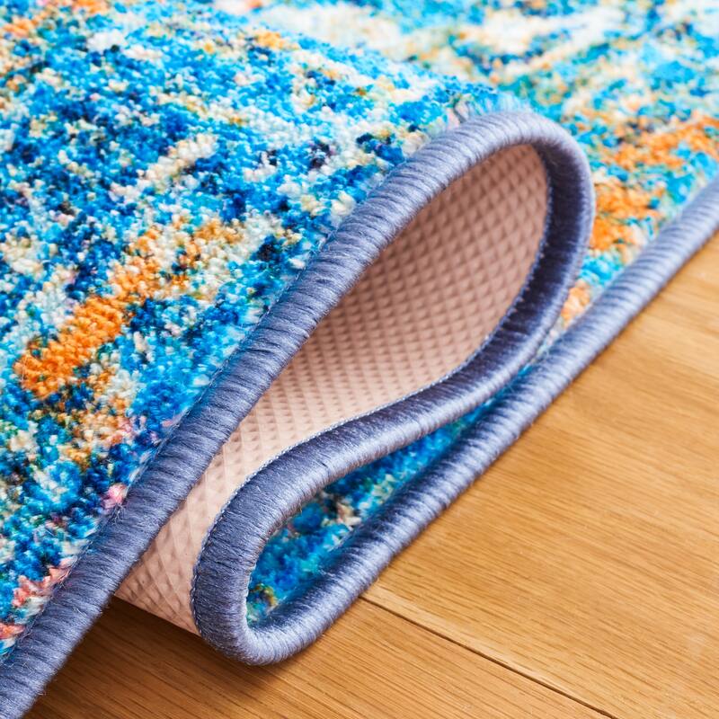 SAFAVIEH Bahia Mansueta Washable Slip Resistant Sybille Overdyed Rug