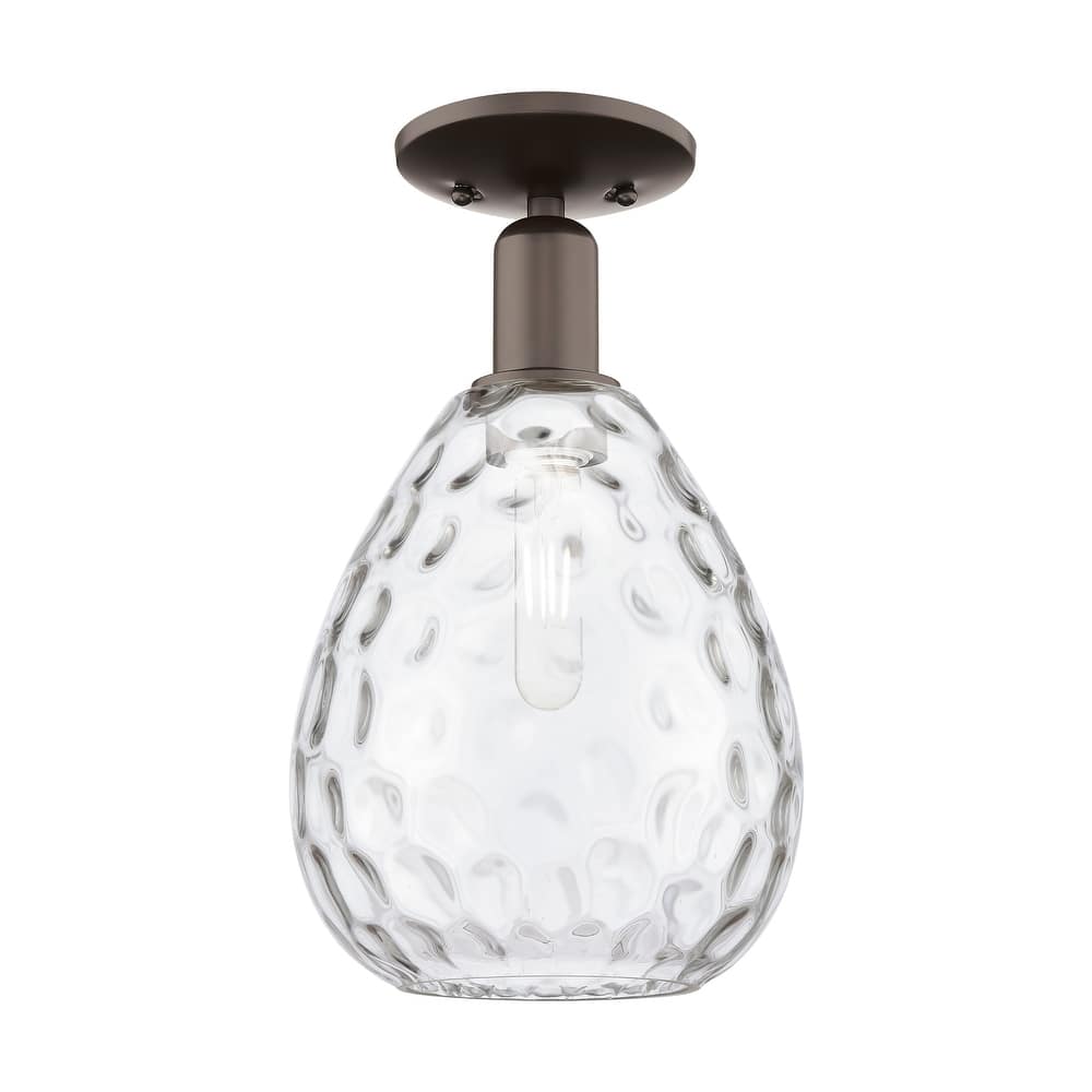 Innovations Lighting Endless Possibilities Arcadia - Waverly - 1 Light 8" Semi-Flush Mount