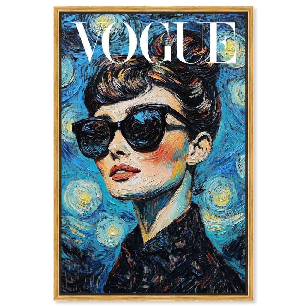 Starry Night Icon Canvas by Art Remedy