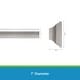 preview thumbnail 13 of 13, Kenney Twist & Fit No Tools Square End Camlock Tension Shower Curtain Rod, 42-72" - Polished Pewter