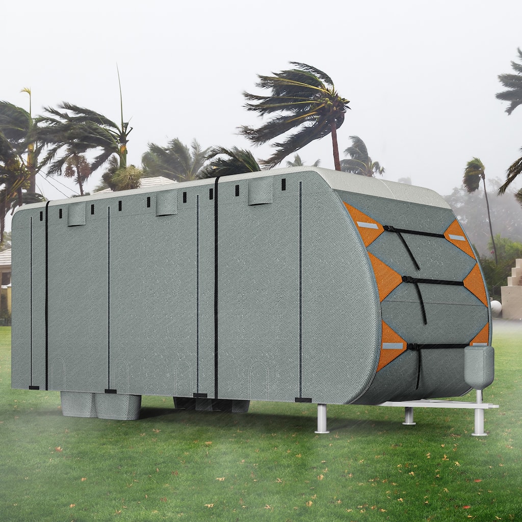 Grey Waterproof RV Cover