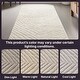 preview thumbnail 2 of 4, Custom Size Runner Harlow Relajo Modern Solid Striped Soft Stair Rug