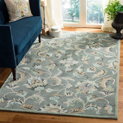 SAFAVIEH Handmade Jardin Jamya Country Floral Wool Rug
