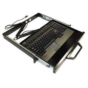 Shop Adesso 19 Inch 1u Rackmount Keyboard Drawer With Built In