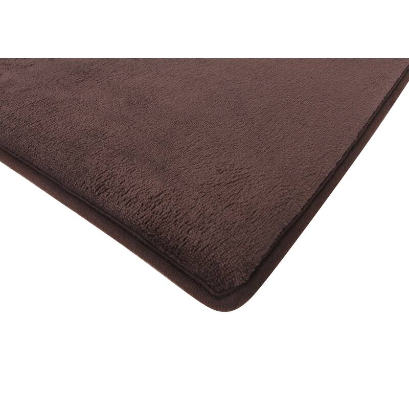 Ultra-Soft Extra-Thick Memory Foam Bath Mat 21 in x 34 in