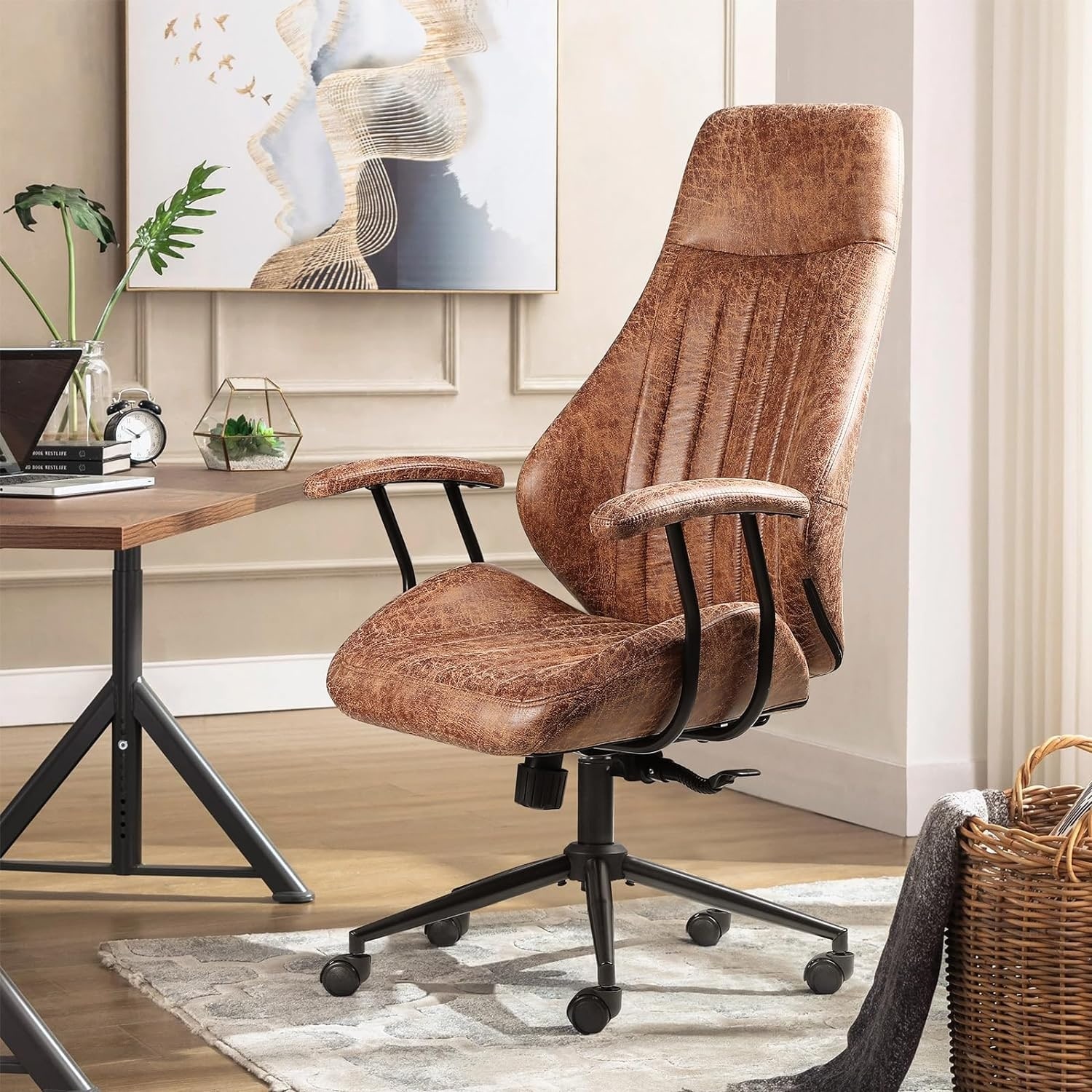 Office chair suede sale
