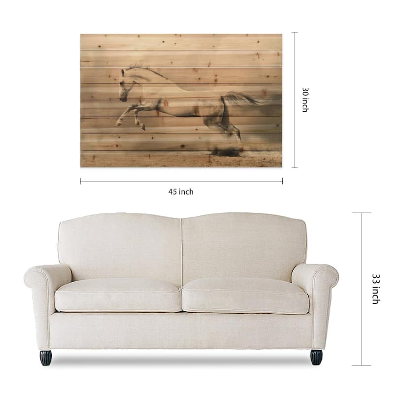 "Old Car" Arte de Legno Digital Print on Solid Wood Wall Art