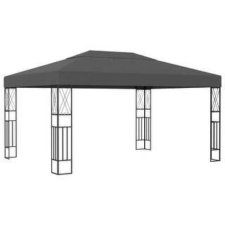 Gazebo 9.8'x13.1' Anthracite Fabric 