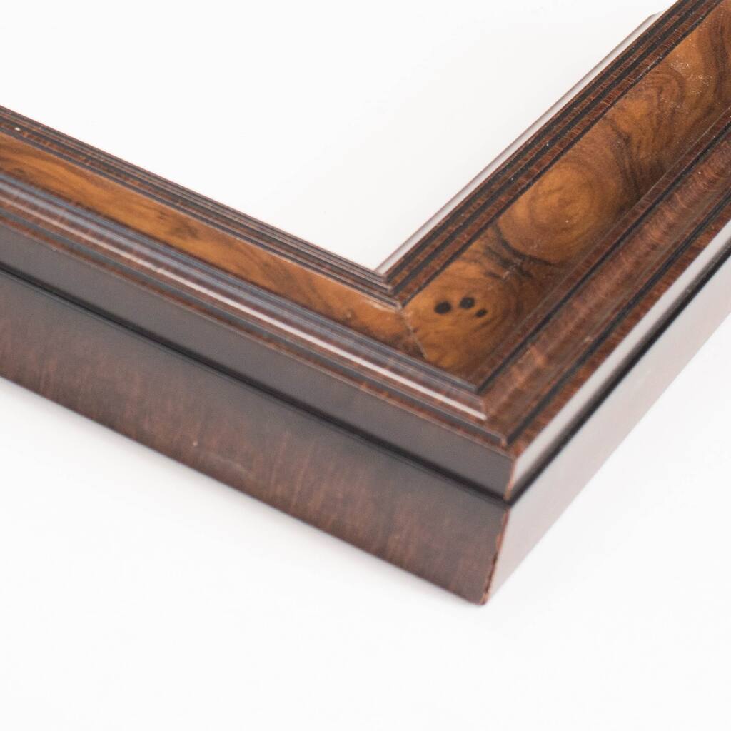 27x13 Frame Gold Solid Wood Picture Frame Width 1.625 Inches | Interior Frame Depth 0.5 Inches