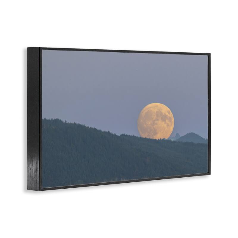Stupell Majestic Moonrise Landscape Framed Giclee Art Design By Nancy Crowell