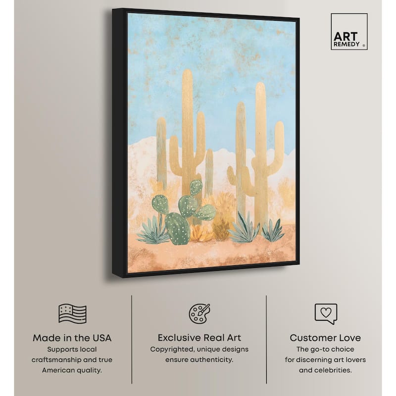 Cactus Canvas by Art Remedy