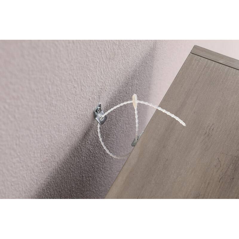 Wavy Border 8-Tier Adjustle Shelf - Modular Ultra-Thin Bookcase for Home Office & Display