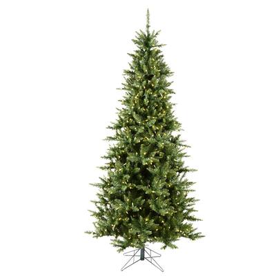 Vickerman 8.5' Camdon Fir Slim Artificial Christmas Tree, Warm White Dura-lit LED Lights