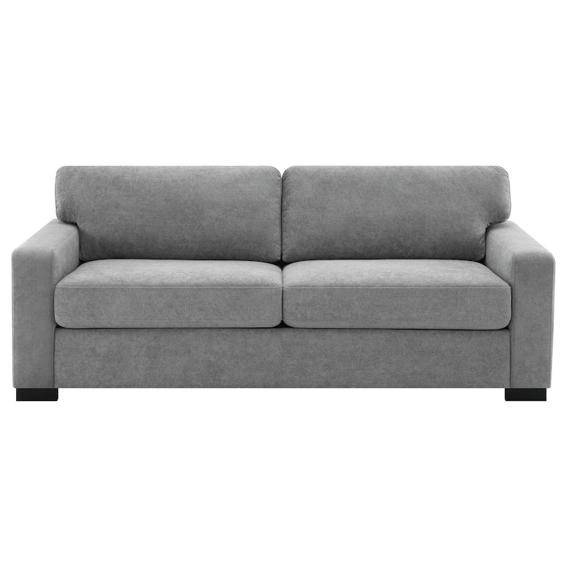 Simmi Sofa Sleeper with Queen Mattress, Light Gray Fabric, 82 Inch