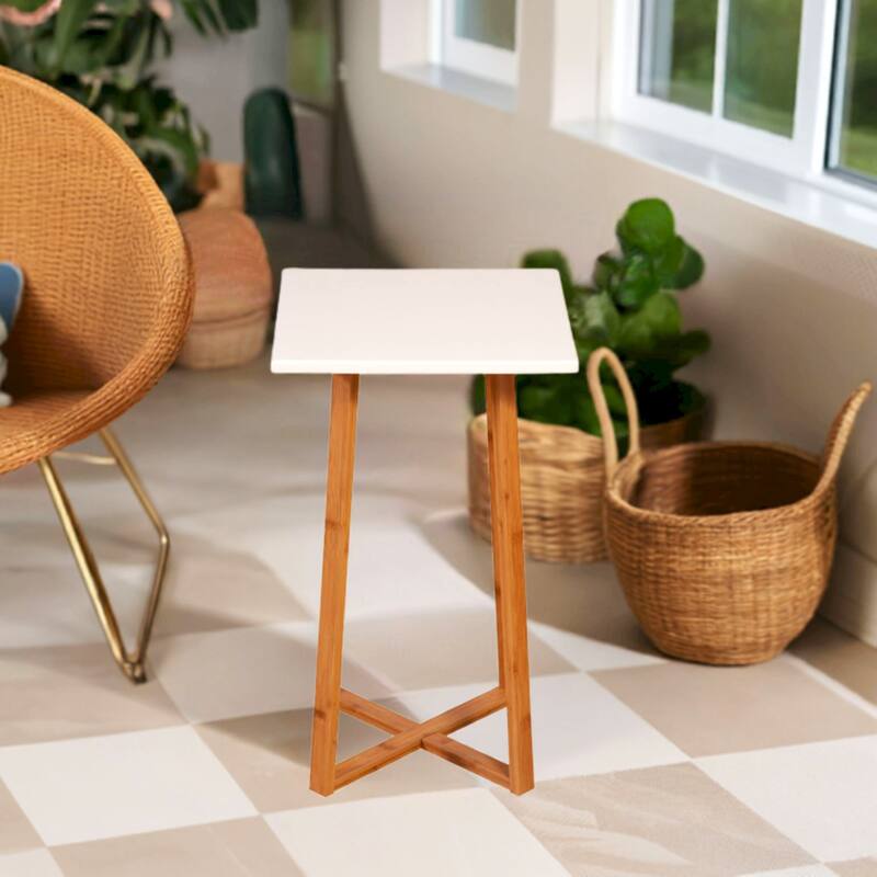 Solid Bamboo Frame Plant Table