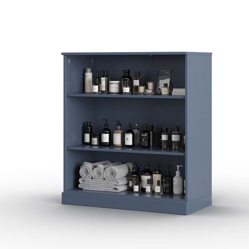 Palace Imports 100% Solid Wood 32" Bathroom Cabinet with Adjustable Shelves