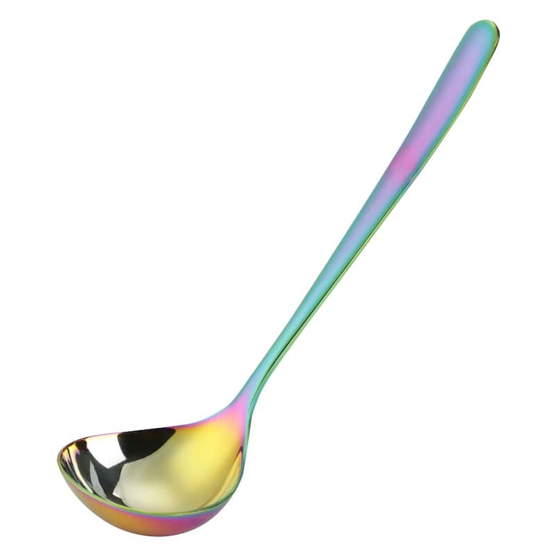 7.8" Stainless Steel Soup Spoon Ladle Kitchen Serving Tool - 7.8" x 2.3"(L*W)