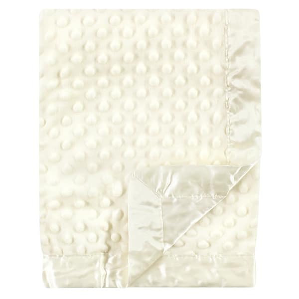 slide 1 of 1, Hudson Baby Unisex Baby Plush Mink Blanket, Cream, One Size - Cream - One Size One Size - Cream