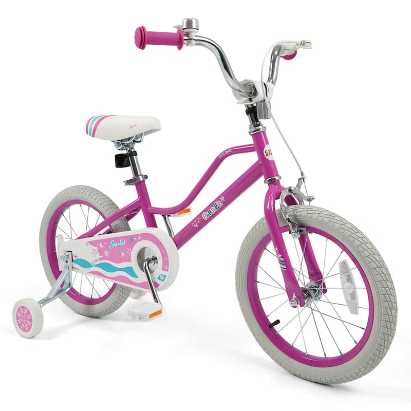 Costway 12”/14”/16”/18” Kids Bicycle with Dual Brake System Adjustable - 16”