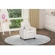 preview thumbnail 13 of 33, Olive & Opie Oakley Kids Recliner Wooly White