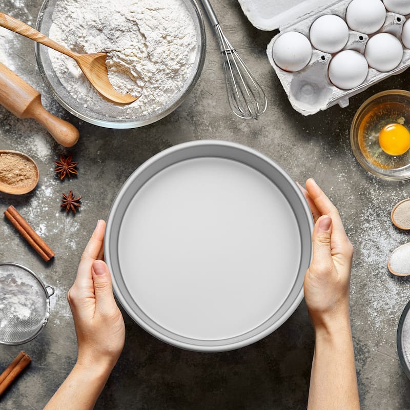Round Aluminum Cake Pan Sets