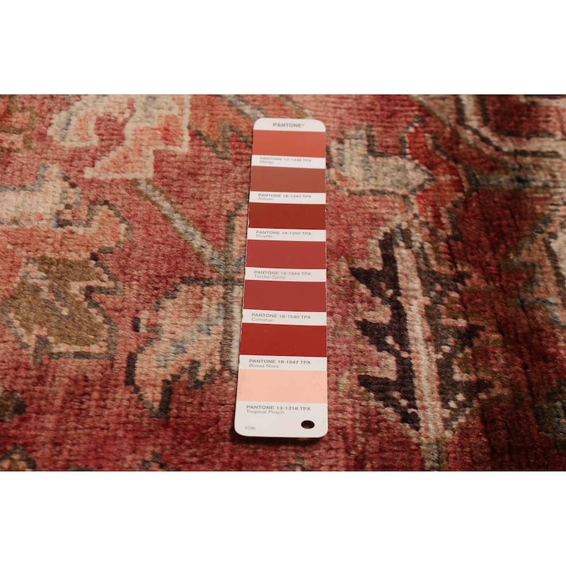 ECARPETGALLERY Hand-knotted Sarabi Red Wool Rug - 8'0 x 11'10