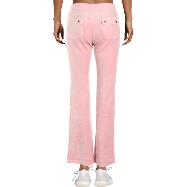 juicy couture flared velour pants