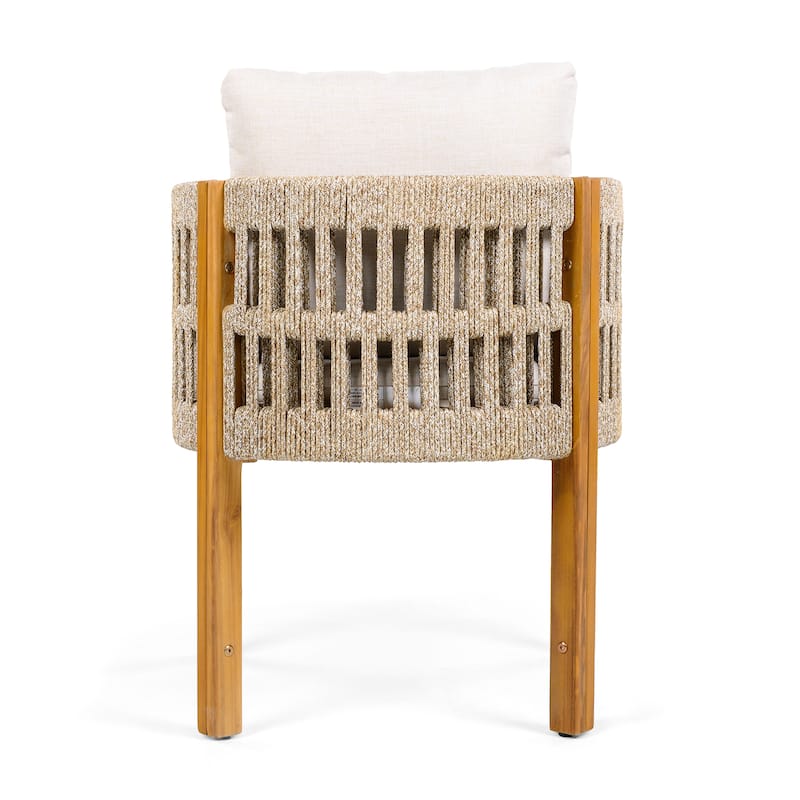 Christopher Knight Home - Isolde Acacia Wood Outdoor Dining Chair（Set of 2）