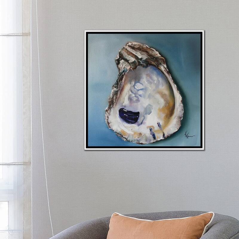 iCanvas "Maryland Oyster Shell" by Kristine Kainer Framed Canvas Print