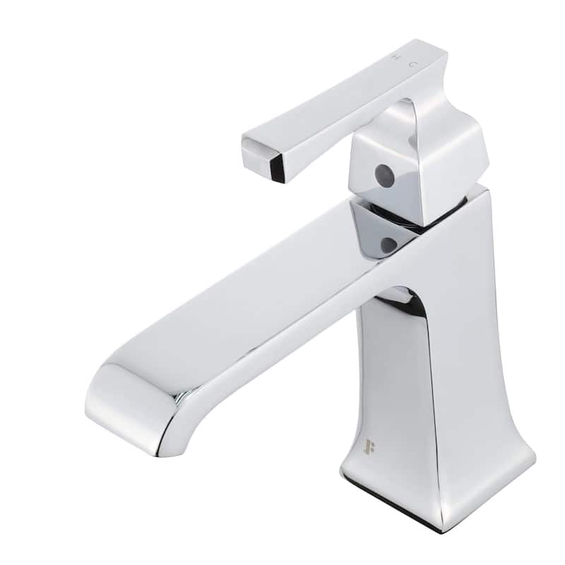Fine Fixtures Arched Square Single Hole Bathroom Faucet