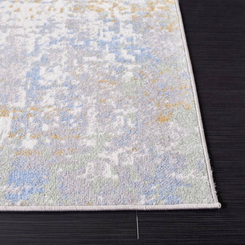 SAFAVIEH Bayside Machine Washable Hannemarie Modern Abstract Rug