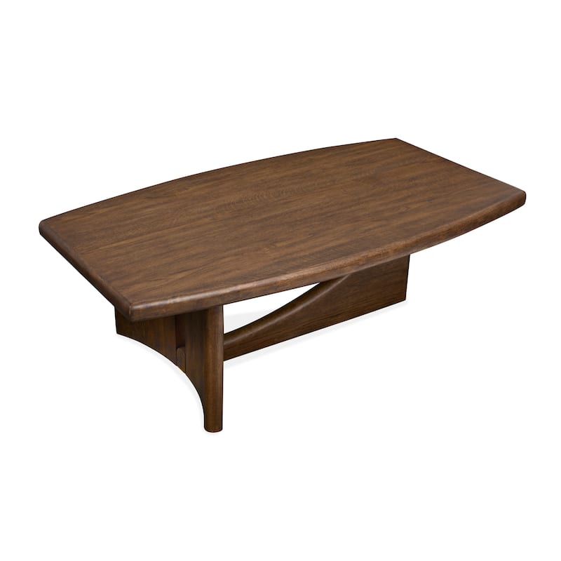 Magnussen Home Phoebe Sienna Brown Rectangular Cocktail Table - 50''W x 28''D x 17''H