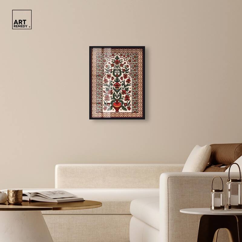Royal Floral Mat Shadowbox by Art Remedy