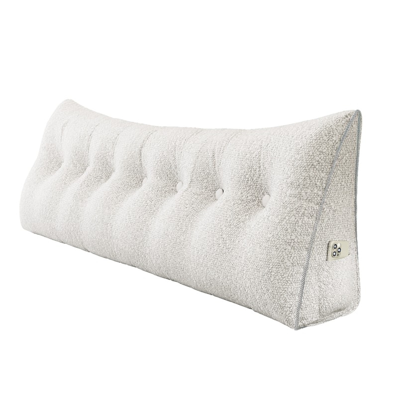 WOWMAX Bed Rest Wedge Bolster Daybed Dorm Bunk Bumper Reading Pillow - King