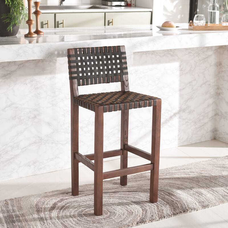 SAFAVIEH Home Sorrento 27-inch Counter Stool - 18"Wx18"Dx38"H