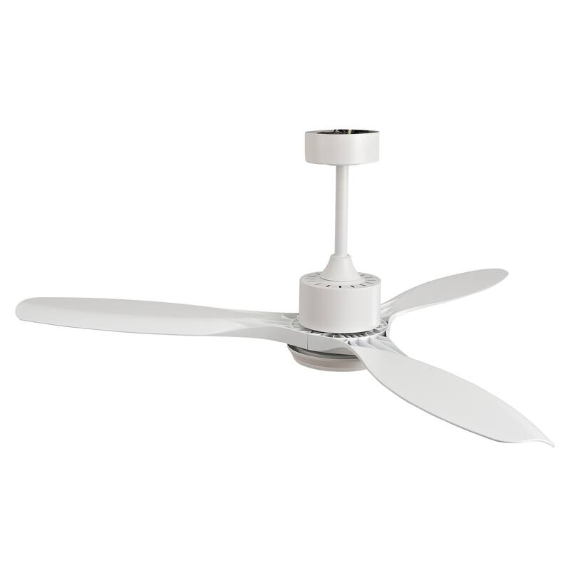 52" Ceiling Fan with Light, Remote Control Operation, Reversible DC Motor