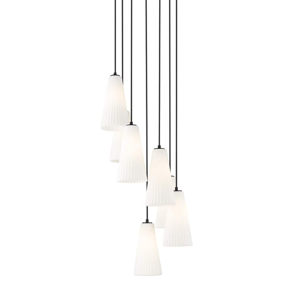 Z-Lite 3043P7-7R Farrell 7 Light 18" Wide Chandelier