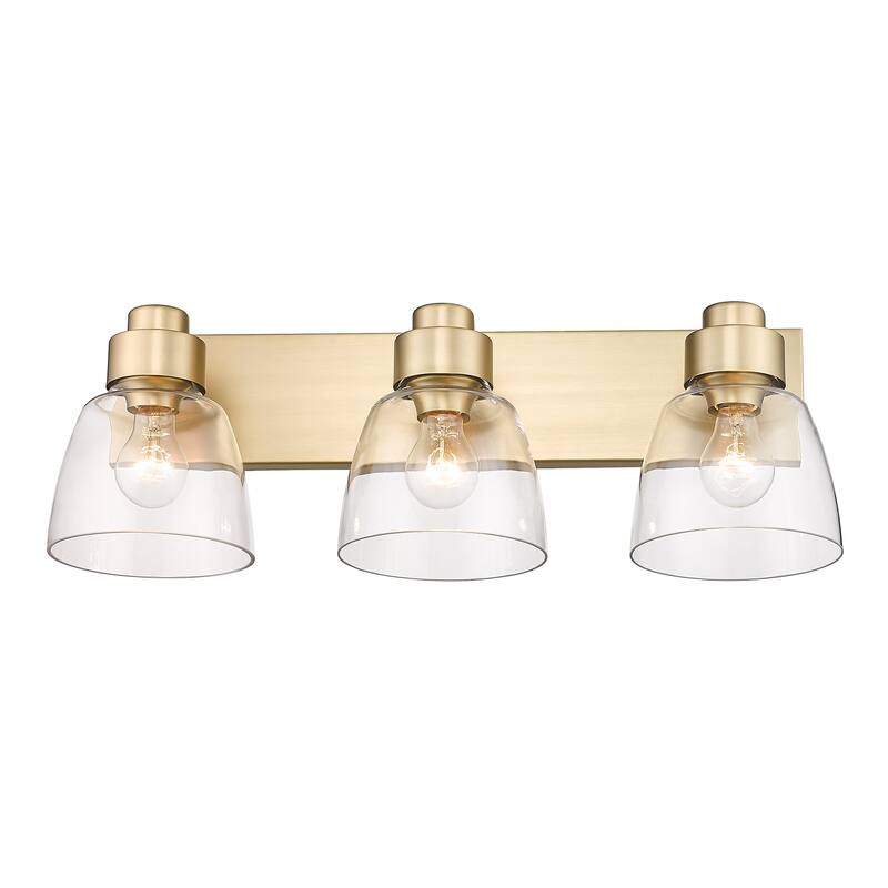 Golden Lighting 0314-BA3 CLR Remy 3 Light 7" Wide Vanity Light