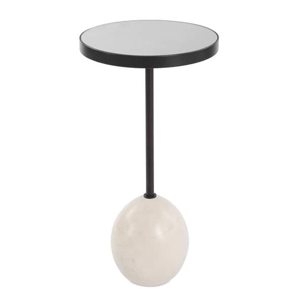 slide 2 of 6, Uttermost Odesa Marble Accent Table