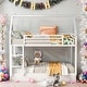 preview thumbnail 2 of 30, Stylish & Timeless Design Twin over Twin House Bunk Bed with Built-in Ladder, Sturdy Construction & Safety Guaranteed, White