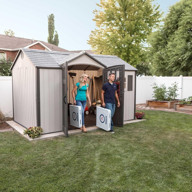 Lifetime 12.5 Ft. x 8 Ft. Outdoor Storage Shed
