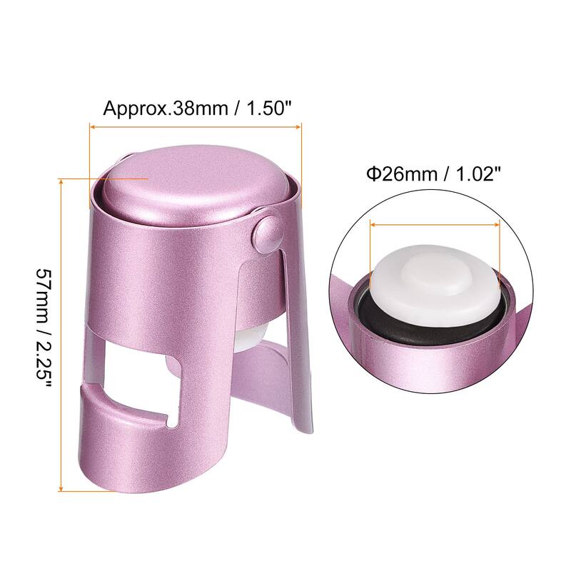 26mm/1.02" Stainless Steel Champagne Stopper for Sparkling