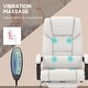 preview thumbnail 3 of 63, Vinsetto Office Desk Chair Recliner, Height Adjustable Movable Lumbar Support with 6-Point Vibrating Massage