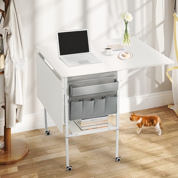 Collapsible craft table with storage discount