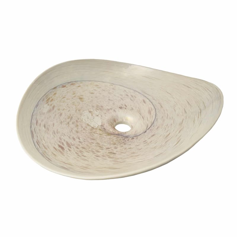 Sorrento Handmade Murano Glass Bathroom Sink - 20x17x5.25