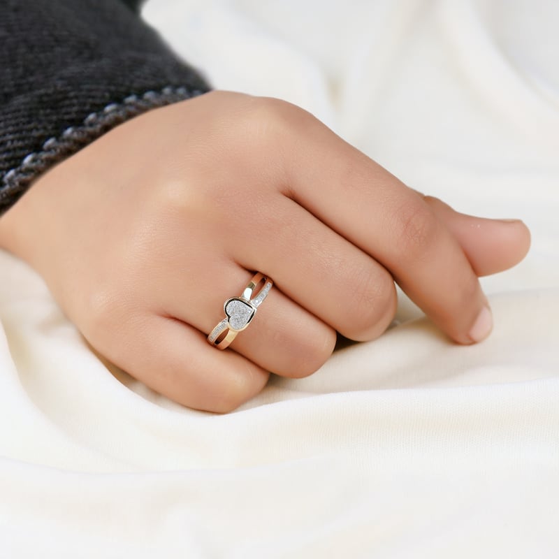 IGI Certified 1/10ct TDW Diamond Bypass Fashion Promise Ring in 10K Yellow Gold for Women